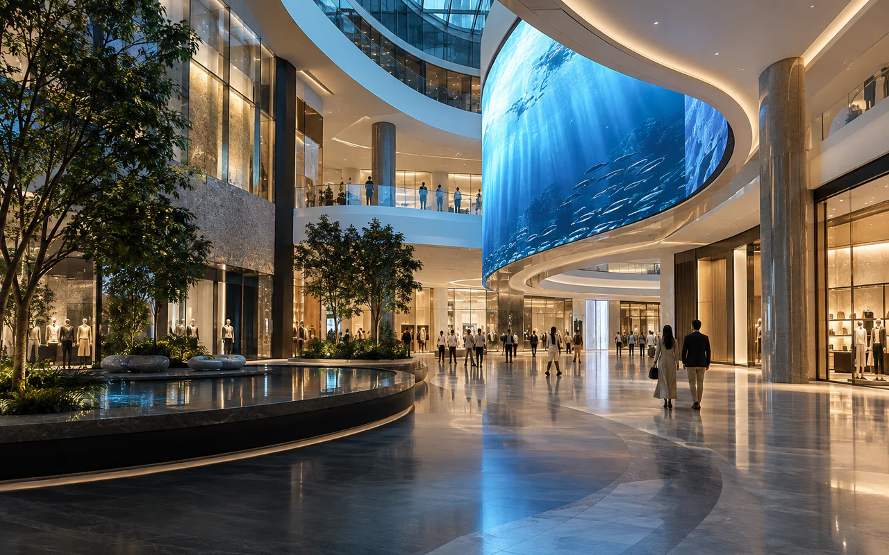 Retail & Shopping Environments powered by professional technology
